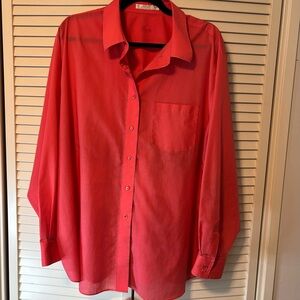 Foxcroft Men's Red Shirt